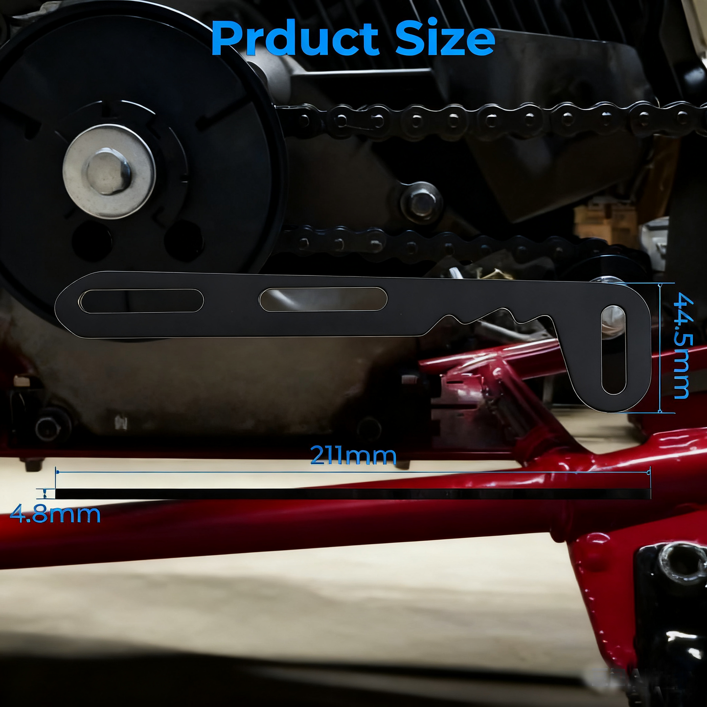 Chain tensioner for mini motorcycles suitable for 212, 224, 236196, small block Predator GX160, Gx200