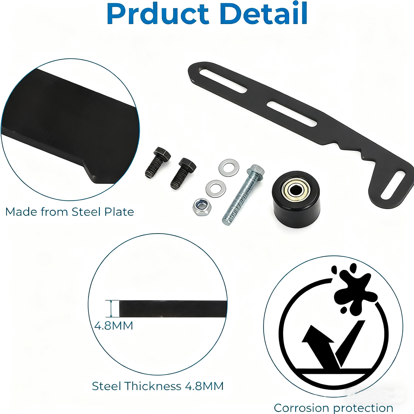 Chain tensioner for mini motorcycles suitable for 212, 224, 236196, small block Predator GX160, Gx200